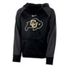 Boys 8-20 Nike Colorado Buffaloes Therma-fit Colorblock Hoodie, Size: S 8, Black