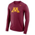 Men's Nike Minnesota Golden Gophers Dri-fit Logo Tee, Size: Medium, Red
