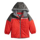 Boys 4-7 Zeroxposur Mason Quilted Midweight Jacket, Size: Medium, Red