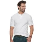 Big & Tall Sonoma Goods For Life&trade; Flexwear Modern-fit Stretch Pique Polo, Men's, Size: 2xb, White