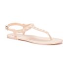 Women's Candie's&reg; Pyramid Stud Thong Sandals, Size: Small, Light Pink