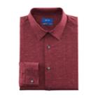 Men's Apt. 9&reg; Slim-fit Premier Flex Collar Stretch Dress Shirt, Size: 15-32/33, Red