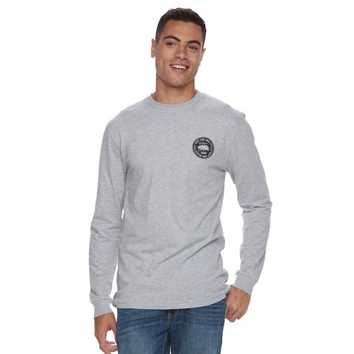 Men's Vans Camo Slam Tee, Size: Large, Med Grey