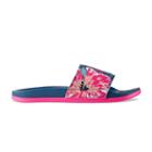 Adidas Adilette Cloudfoam Graphic Women's Sandals, Size: 10, Med Blue
