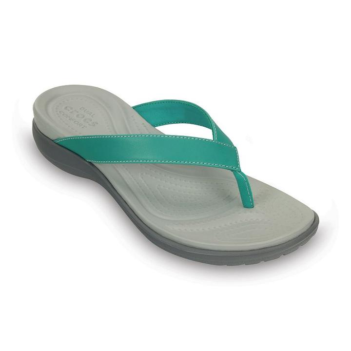 Crocs Capri V Women's Flip-flops, Size: 10, Brt Blue