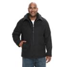 Big & Tall Dockers&reg; Logan Wool-blend Open-bottom Jacket With Bib, Men's, Size: 3xb, Dark Grey