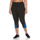 Plus Size Fila Sport&reg; Workout Crop Leggings, Women's, Size: 3xl, Blue