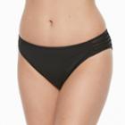 Women's Apt. 9&reg; Mesh Side Bikini Bottoms, Size: Xxl, Black