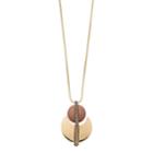 Dana Buchman Geometric Pendant Necklace, Women's, Gold