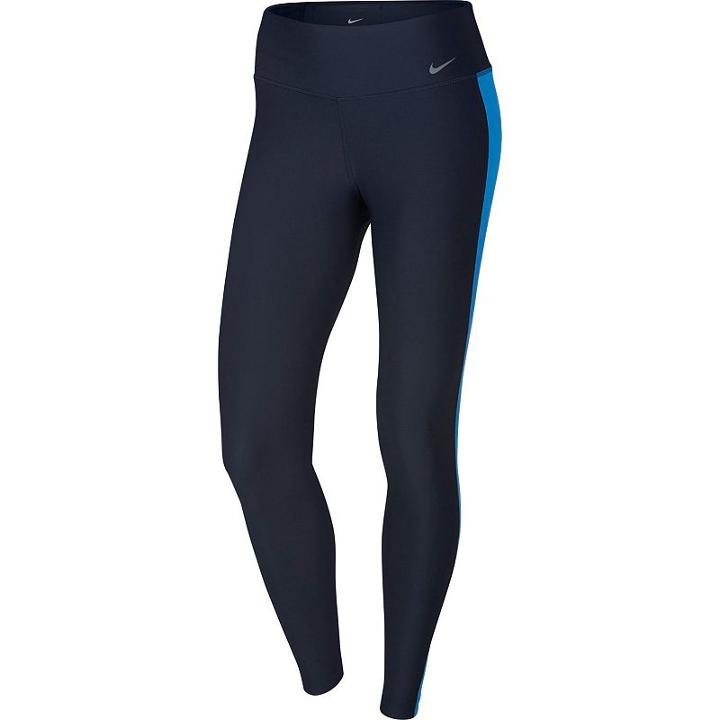 Women's Nike Power Training Workout Tights, Size: Medium, Light Blue
