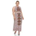 Plus Size Suite 7 Print Pleated Maxi, Women's, Size: 3xl, Patterned Yellow