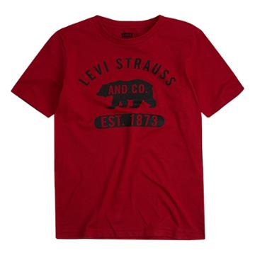 Boys 4-7 Levi's&reg; Company Bear Logo Graphic Tee, Size: 4, Light Red