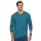 Big & Tall Sonoma Goods For Life&trade; Flexwear V-neck Tee, Men's, Size: Xl Tall, Dark Blue