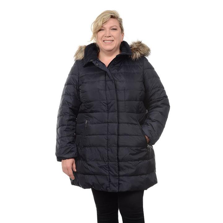 Plus Size Fleet Street Quilted Down Jacket, Women's, Size: 3xl, Blue