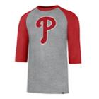 Men's '47 Brand Philadelphia Phillies Club Tee, Size: Xl, Gray