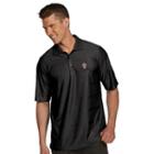 Men's Antigua Colorado Rapids Illusion Desert-dry Xtra-lite Tonal-striped Performance Polo, Size: 3xl, Black
