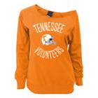 Juniors' Tennessee Volunteers Flashdance Slouch Crewneck, Teens, Size: Xl, Orange