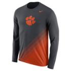 Men's Nike Clemson Tigers Dri-fit Legend Sideline Tee, Size: Large, Grey (anthracite)