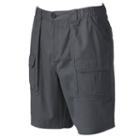 Men's Croft & Barrow&reg; Relaxed-fit Side-elastic Cargo Shorts, Size: 36, Dark Grey