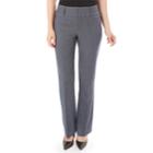 Petite Apt. 9&reg; Wide Waist Dress Pants, Women's, Size: 8p - Short, Blue (navy)