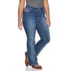 Juniors' Plus Size Vanilla Star Embellished Bootcut Jeans, Girl's, Size: 14 W, Blue (navy)