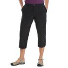 Women's Woolrich Geo Straight-leg Capris, Size: Xl, Black