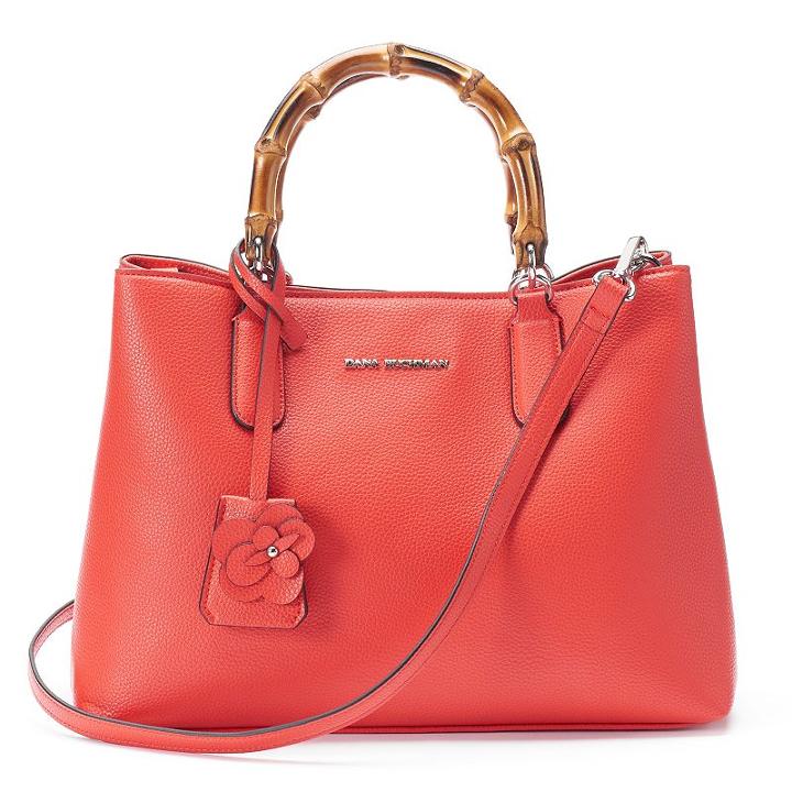 Dana Buchman Bamboo Shoulder Bag, Women's, Red