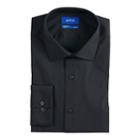 Men's Apt. 9&reg; Slim-fit Stretch Cut-away Collar Dress Shirt, Size: 16.5-34/35, Black