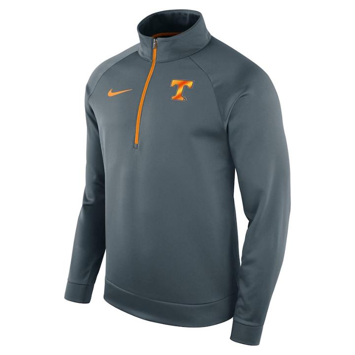 Men's Nike Tennessee Volunteers Quarter-zip Therma Top, Size: Medium, Multicolor