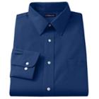 Men's Croft & Barrow&reg; Slim-fit Solid Easy Care Point-collar Dress Shirt, Size: 15.5-32/33, Blue