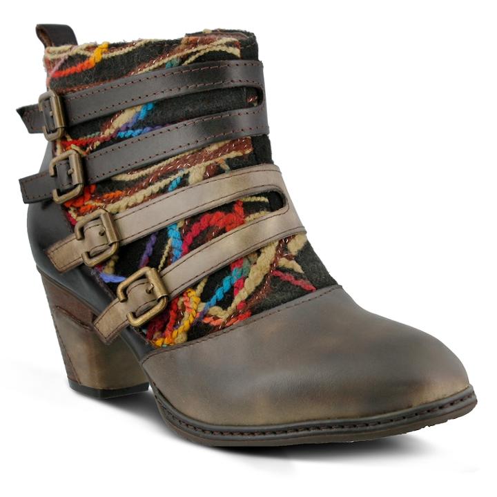 L'artiste By Spring Step Redding Women's Ankle Boots, Size: 41, Dark Beige