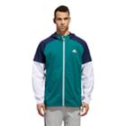 Men's Adidas Woven Jacket, Size: Xxl, Dark Green
