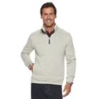 Men's Sonoma Goods For Life&trade; Modern-fit Sweater Fleece Quarter-zip Pullover, Size: Xxl, Med Beige
