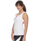 Women's Fila Sport&reg; 1/4-zip Racerback Tank, Size: Xs, White
