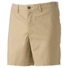 Men's Croft & Barrow&reg; Classic-fit Stretch Flat-front Shorts, Size: 32, Med Beige