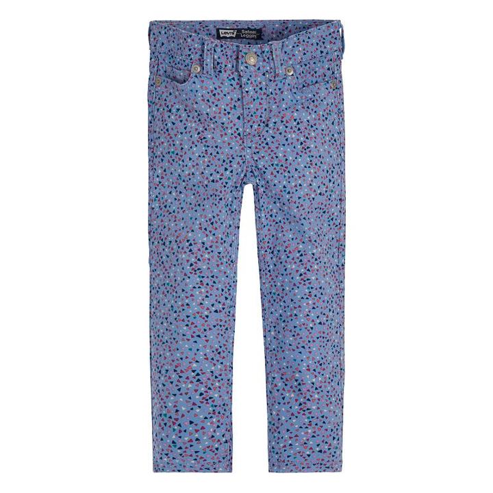 Girls 4-6x Levi's Marisa Print Jeggings, Girl's, Size: Medium (5), Drk Purple
