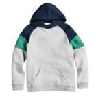 Boys 8-20 Colorblock Pullover Hoodie, Size: Small, Light Grey