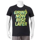 Big & Tall Adidas Grind Now Rise Later Climalite Tee, Men's, Size: Xxl Tall, Black
