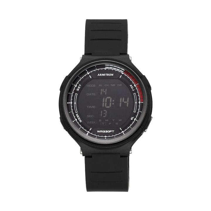 Armitron Men's Digital Chronograph Sport Watch - 40/8418blk, Size: Large, Black