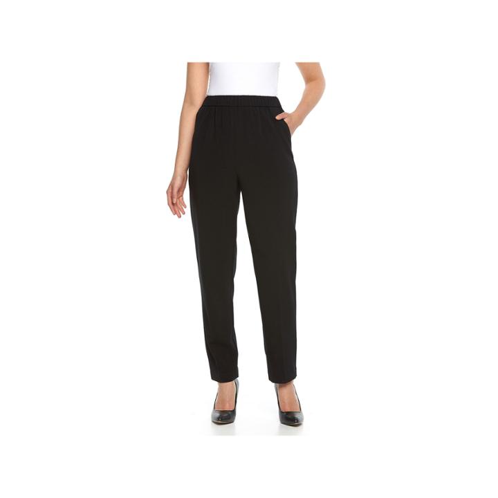 Women's Briggs Pull-on Pants, Size: 12 Short, Black