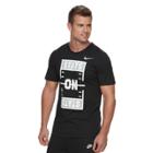 Men's Nike Stats On Stats Tee, Size: Small, Grey (charcoal)