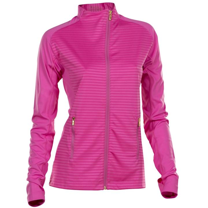 Women's Nancy Lopez Quake Thumb Hole Golf Jacket, Size: Xl, Brt Pink
