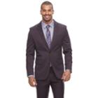 Men's Savile Row Modern-fit Purple Suit Jacket, Size: 42 Short