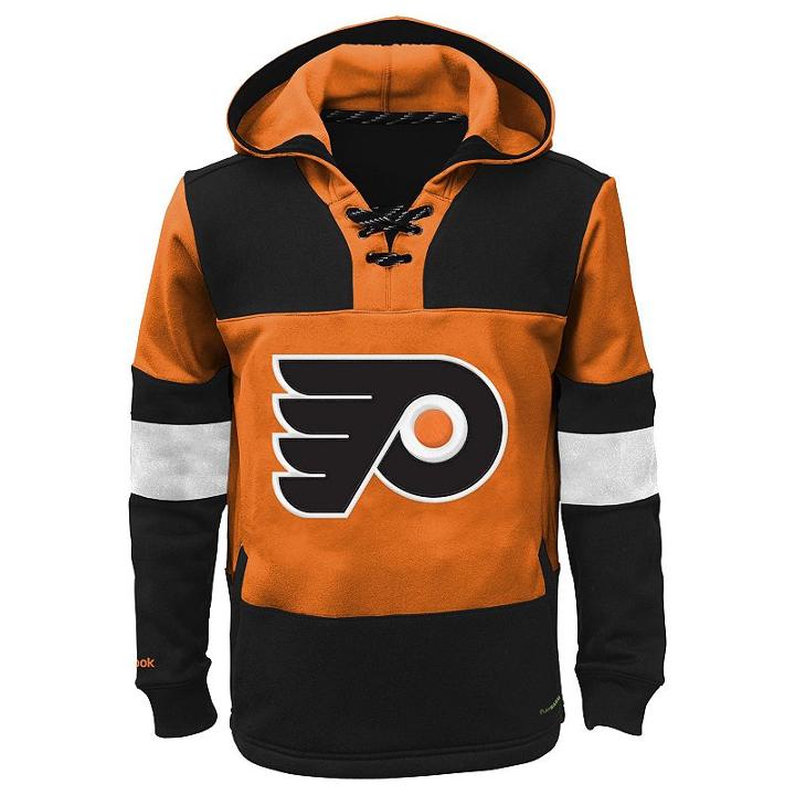Boys 8-20 Reebok Philadelphia Flyers Offside Fleece Hoodie, Boy's, Size: Large, Ovrfl Oth