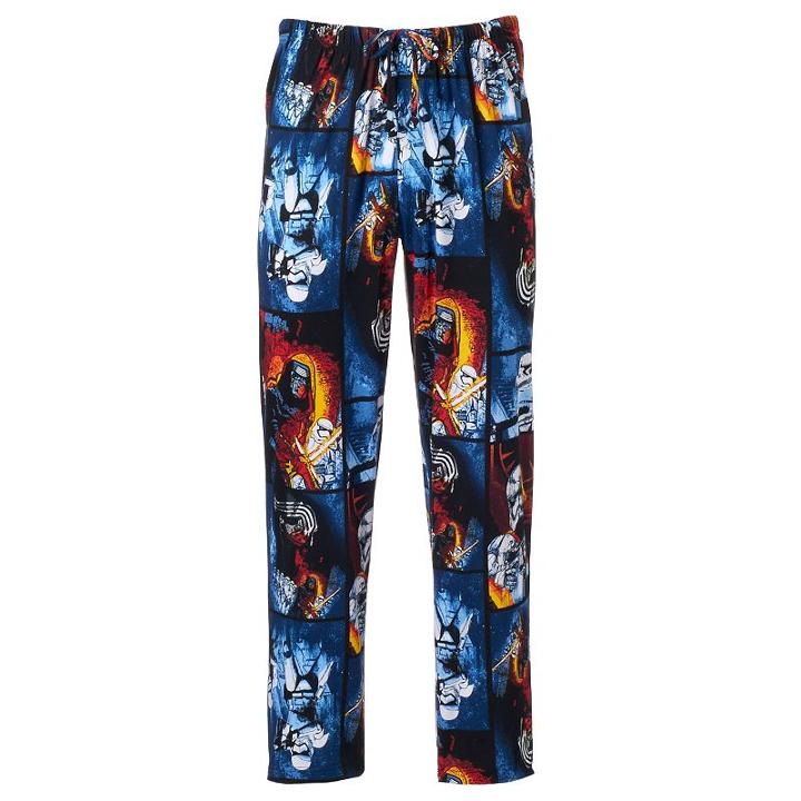 Men's Star Wars Fleece Lounge Pants, Size: Medium, Black
