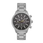 Pulsar Men's Easy Style Stainless Steel Solar Chronograph Watch - Pz6011, Silver