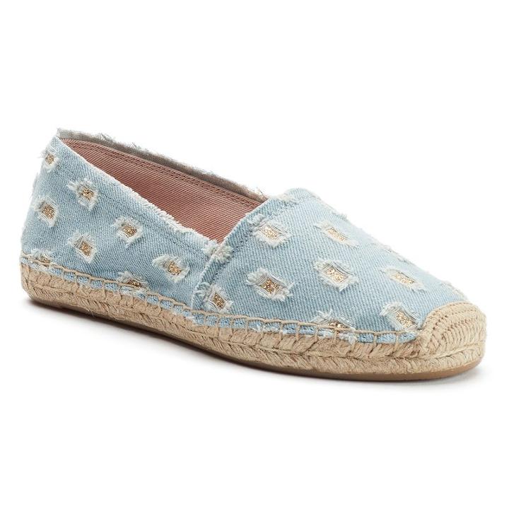 Jennifer Lopez Gabby Women's Espadrille Flats, Size: 7, Blue Other