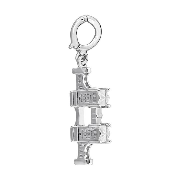 Laura Ashley Great Britain Collection Sterling Silver London Bridge Charm, Women's, Grey