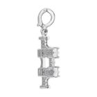 Laura Ashley Great Britain Collection Sterling Silver London Bridge Charm, Women's, Grey