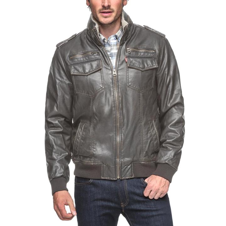 Men's Levi's&reg; Bomber Jacket, Size: Large, Dark Brown